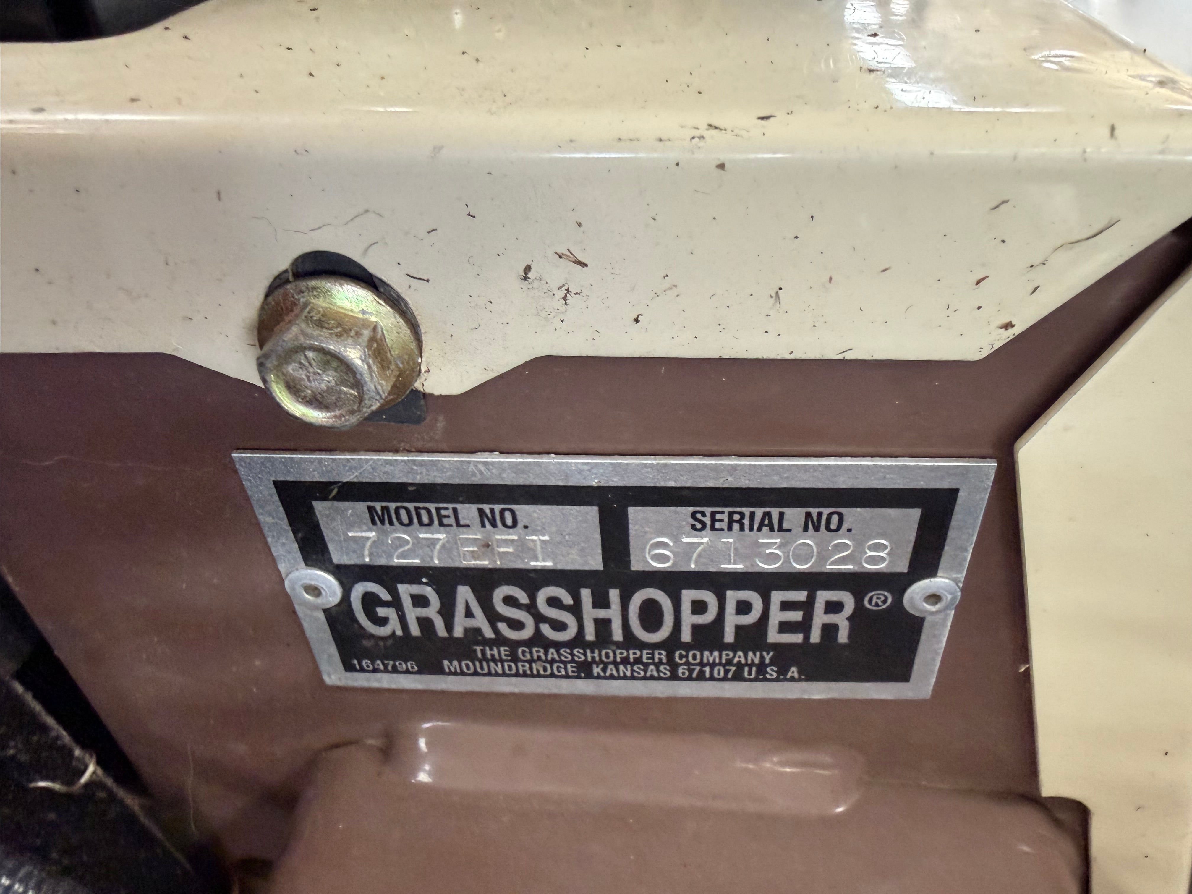 2017 Grasshopper 727K EFI Zero-Turn Mower (61" Deck + Turbo)