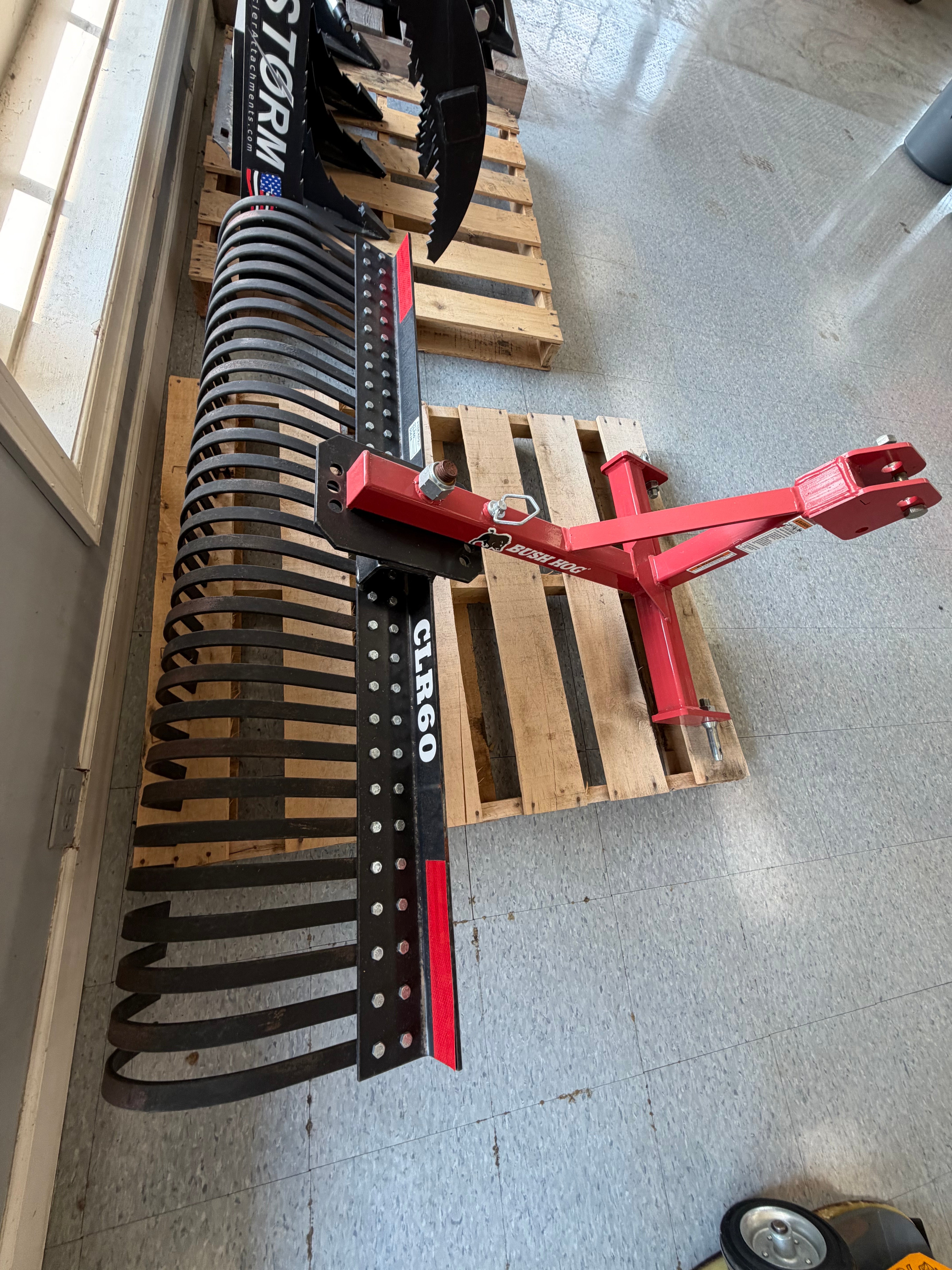 Bush Hog CLR60 5’ Category 1 Landscape Tine Rake