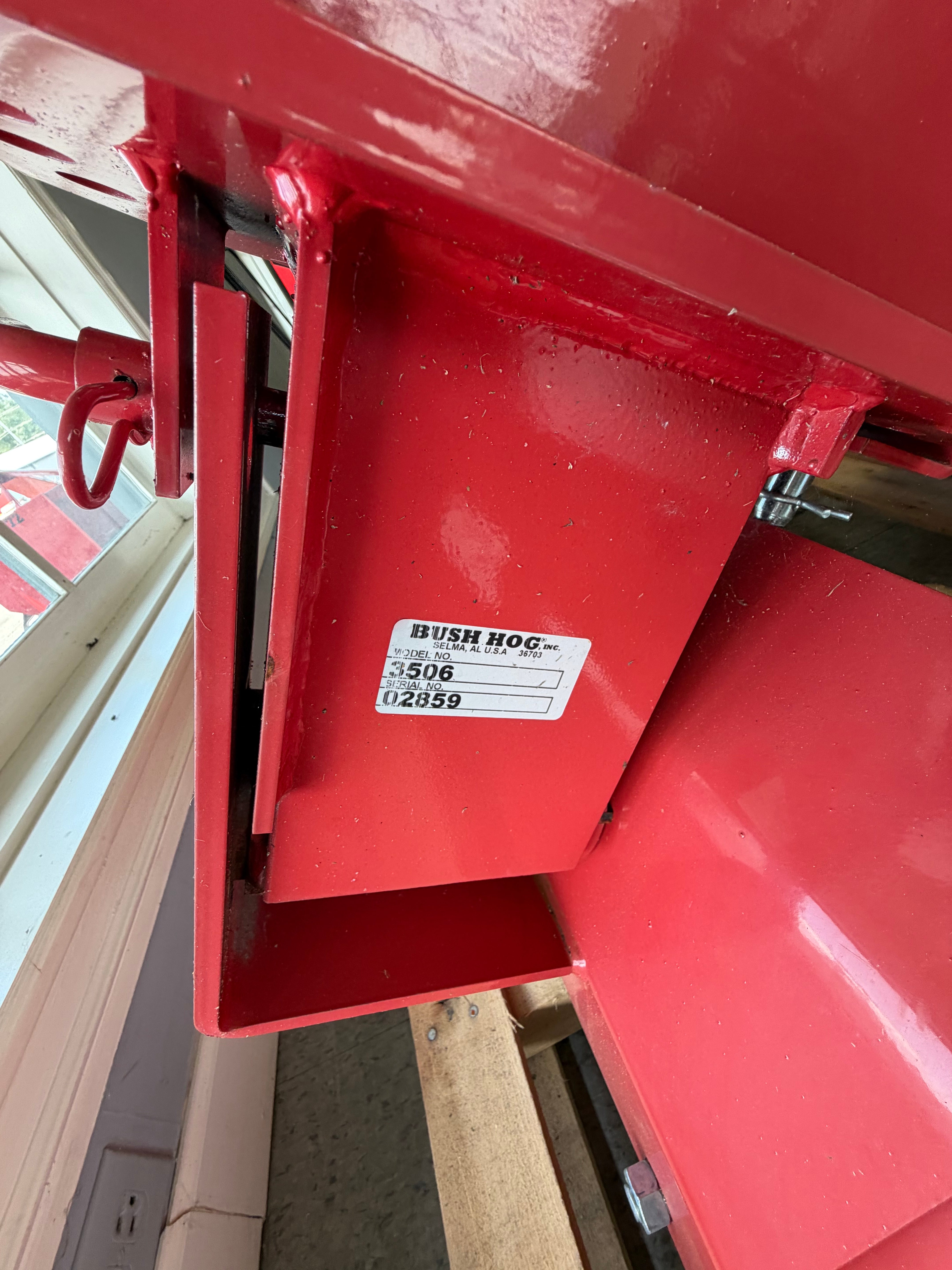 Bush Hog 3506 6’ Category 1 Rear Blade
