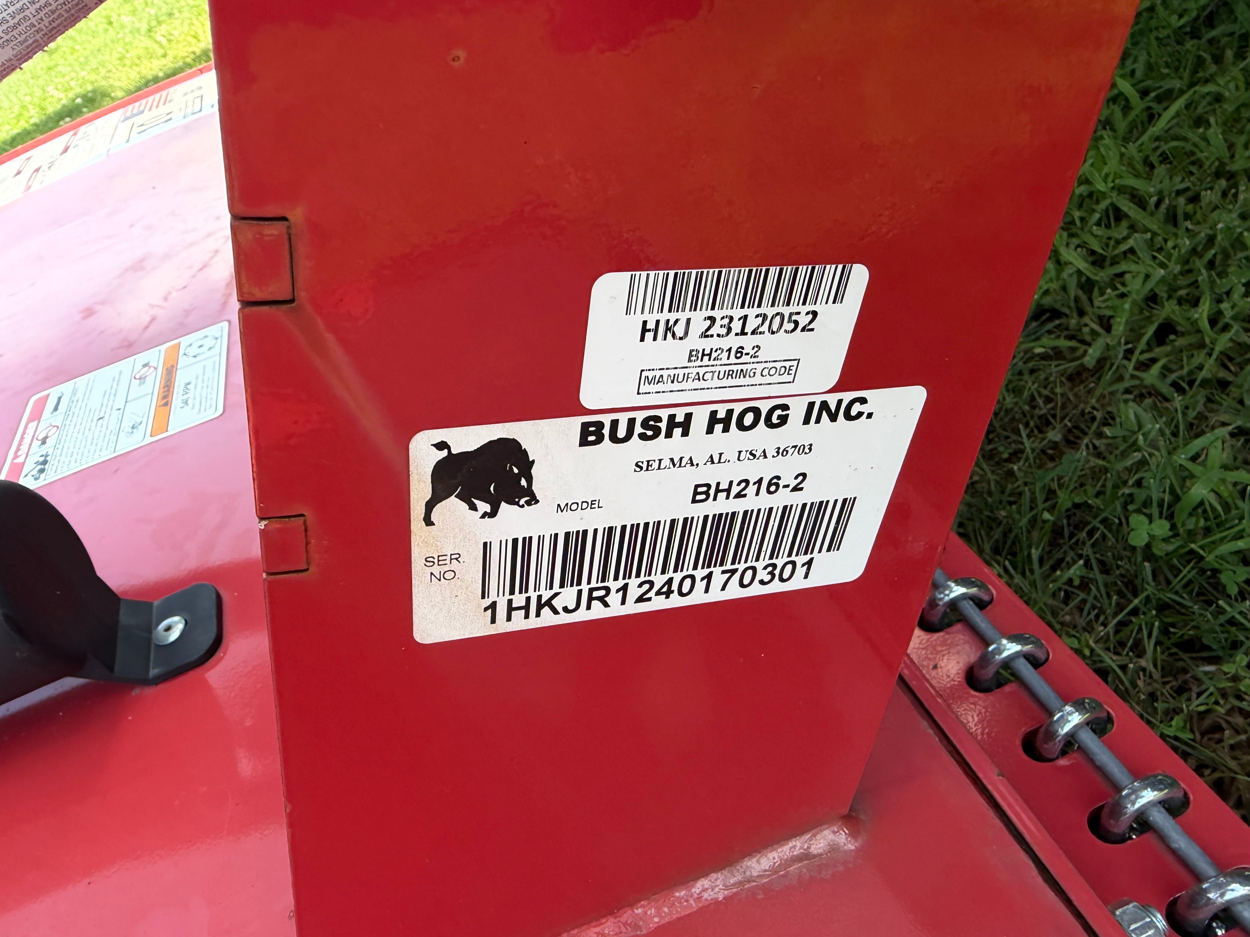 Bush Hog BH216 6-Foot Single Spindle Rotary Cutter