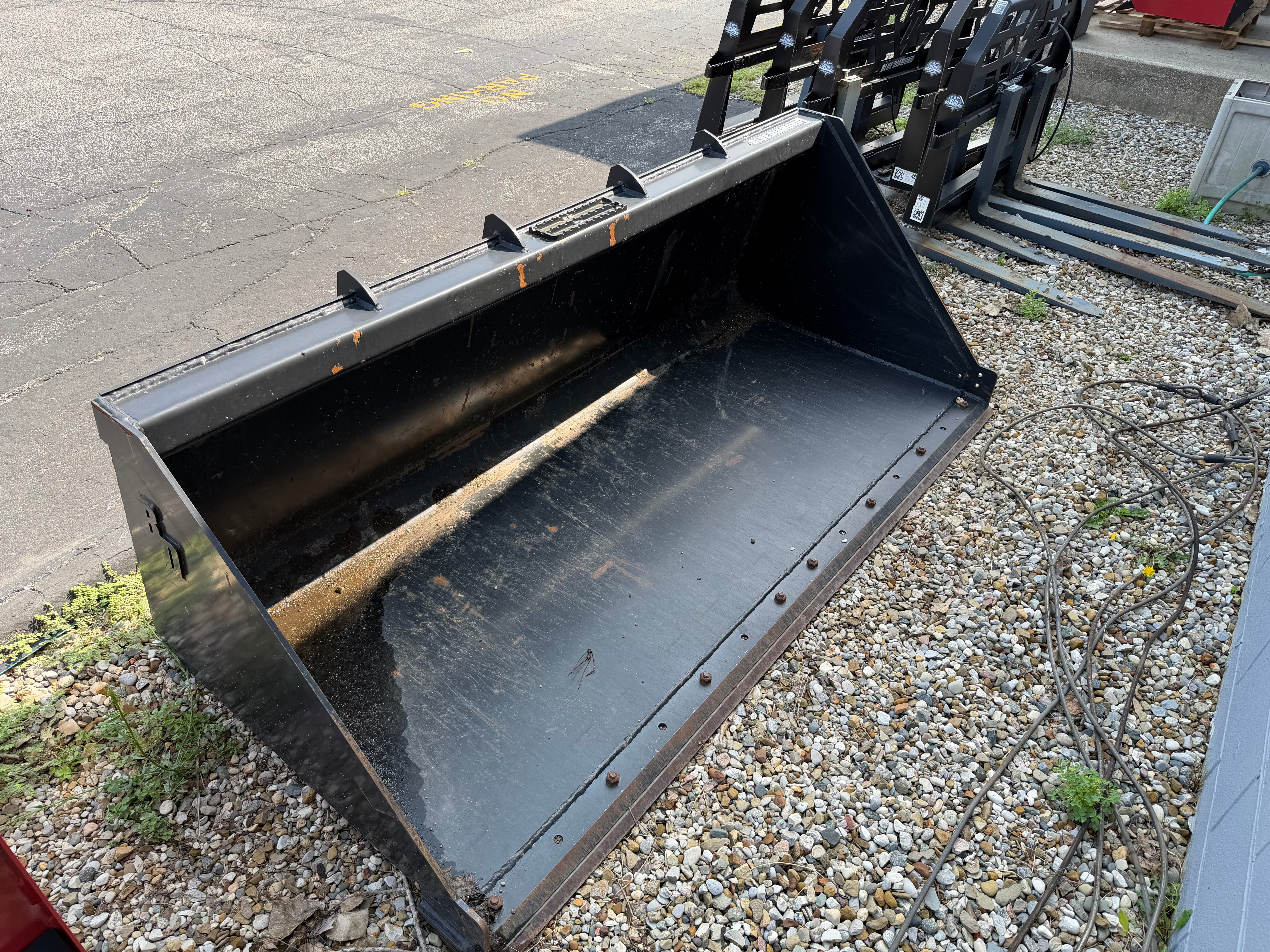 2025 Blue Diamond 84" High Capacity Skid Steer Bucket (Demo Unit)