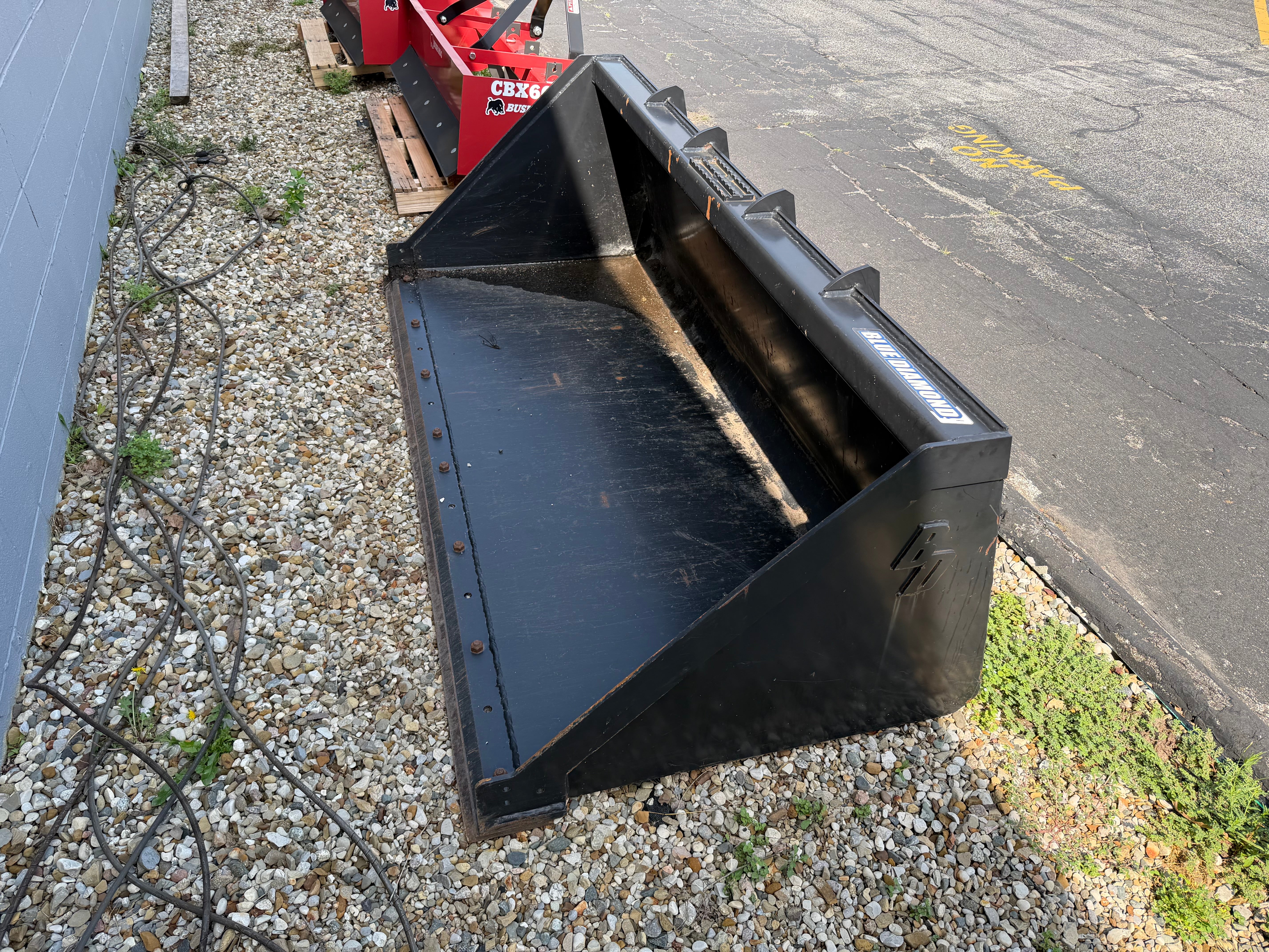 2025 Blue Diamond 84" High Capacity Skid Steer Bucket (Demo Unit)