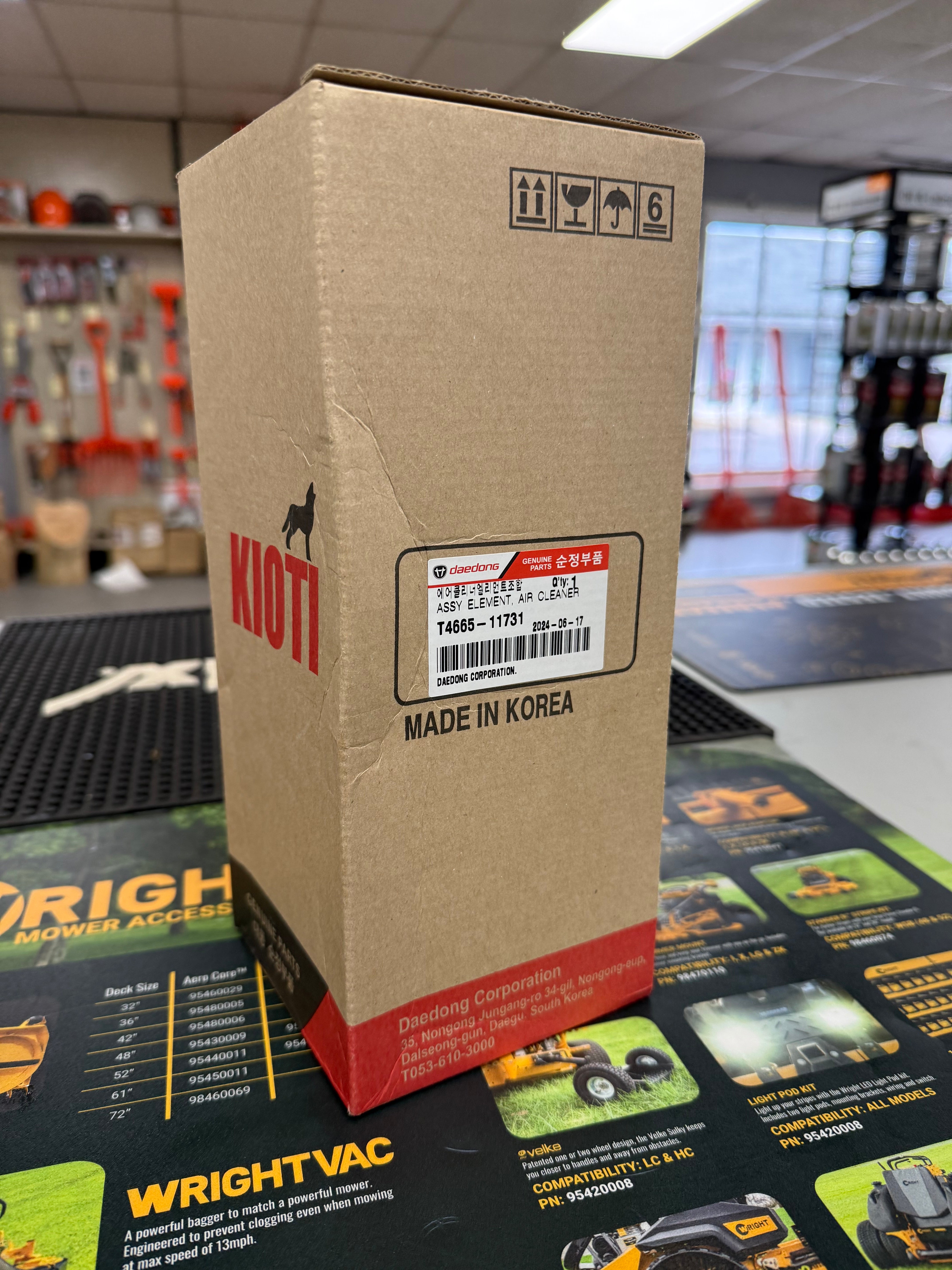 Kioti/Daedong Air cleaner Assembly Element